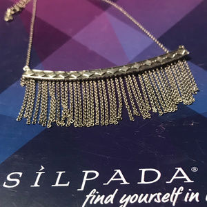 Silpada Sterling Silvr FringeCollar Necklace N3522